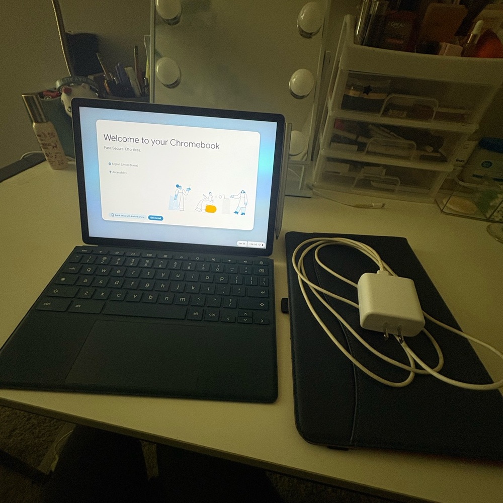 HP Chromebook - Dark teal blue